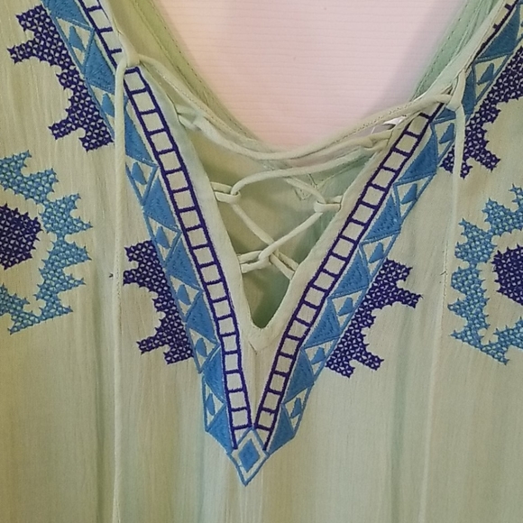 America & Beyond Embroidered Kaftan size L - Picture 2 of 12